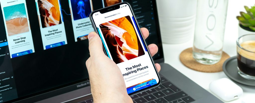 Så Skapar Du En Responsiv Webbplats som Ökar Konverteringar 1 Responsiv webbplats som fungerar på både mobil och dator för ökad konvertering